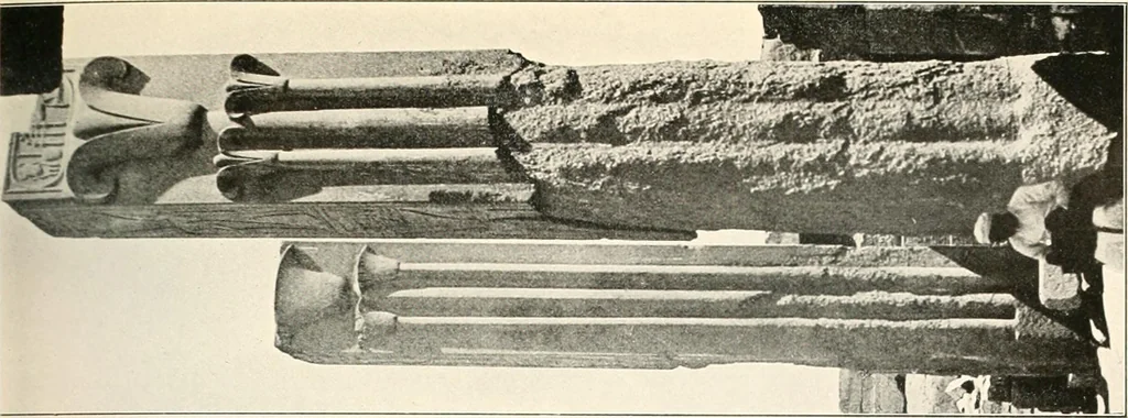 An illustration from Die Baukunst des Altertums, 1910, leaf 143