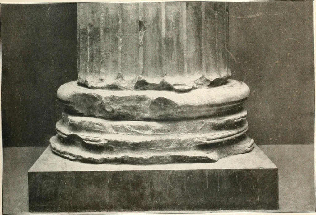 An illustration from Die Baukunst des Altertums, 1910, leaf 157