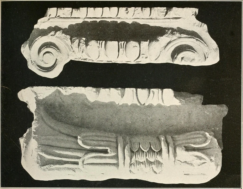 An illustration from Die Baukunst des Altertums, 1910, leaf 165