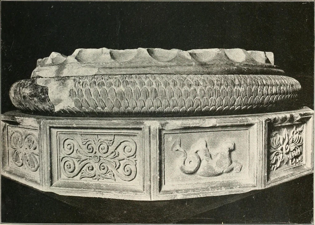 An illustration from Die Baukunst des Altertums, 1910, leaf 169