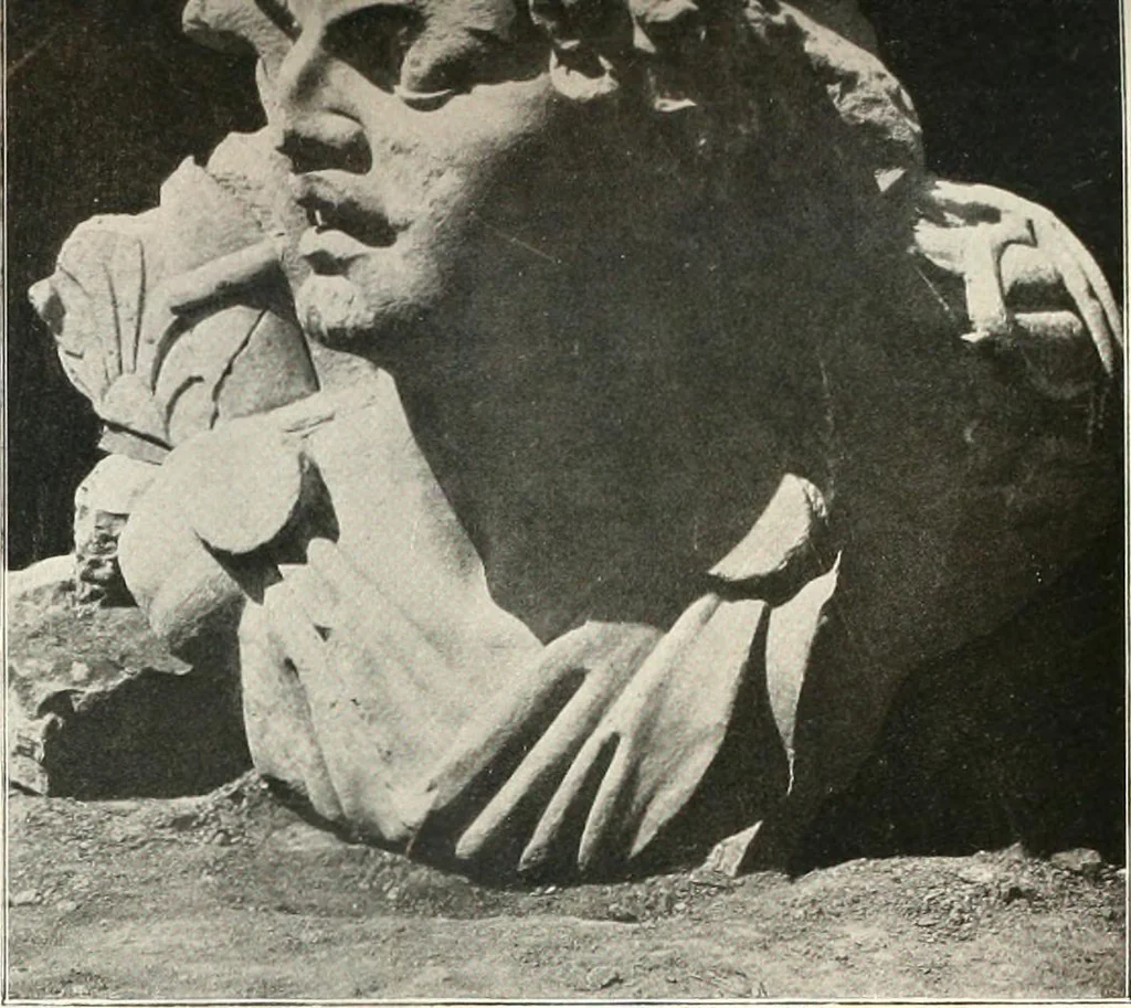 An illustration from Die Baukunst des Altertums, 1910, leaf 171