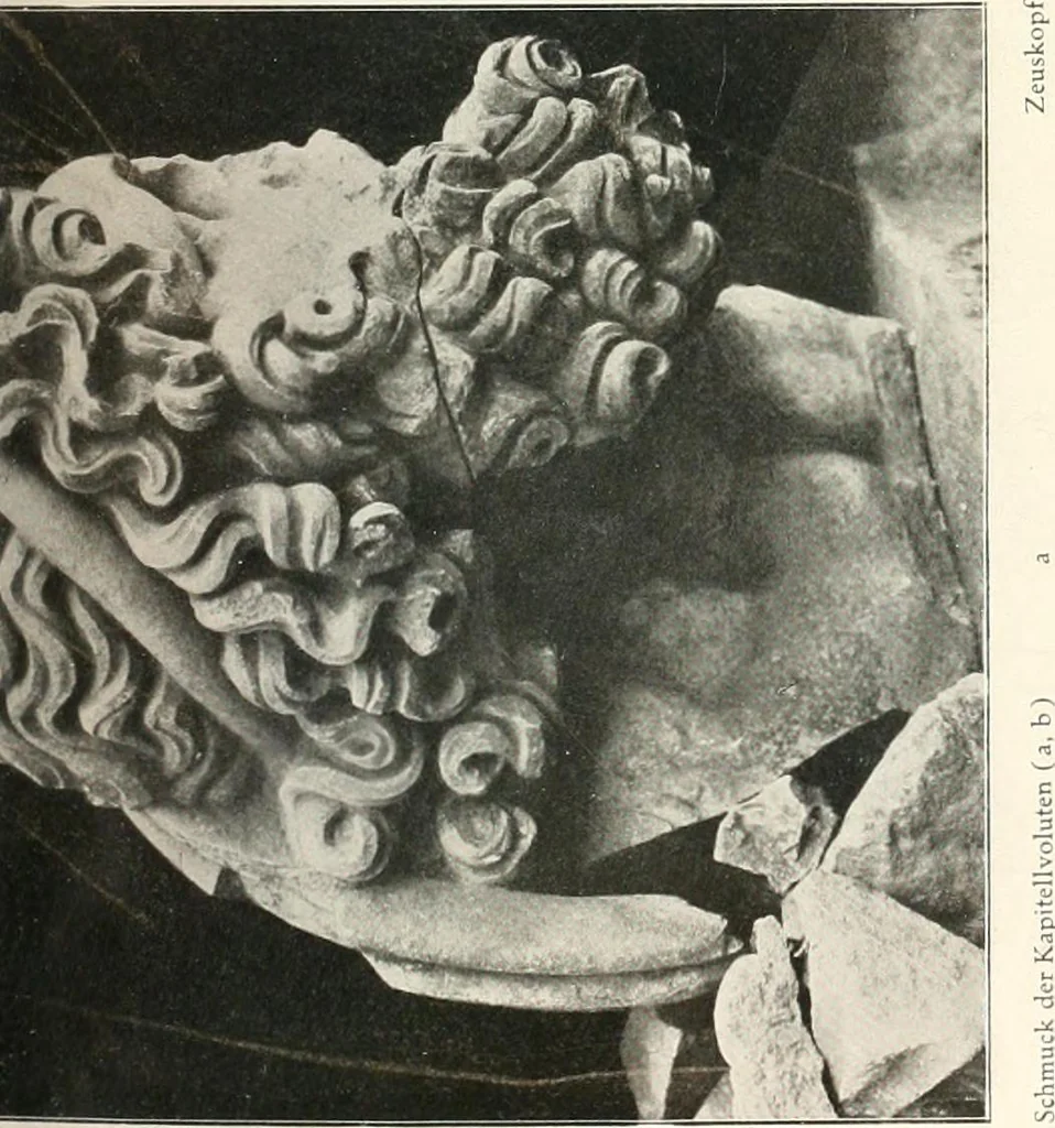 An illustration from Die Baukunst des Altertums, 1910, leaf 171