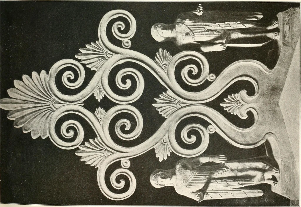 An illustration from Die Baukunst des Altertums, 1910, leaf 209