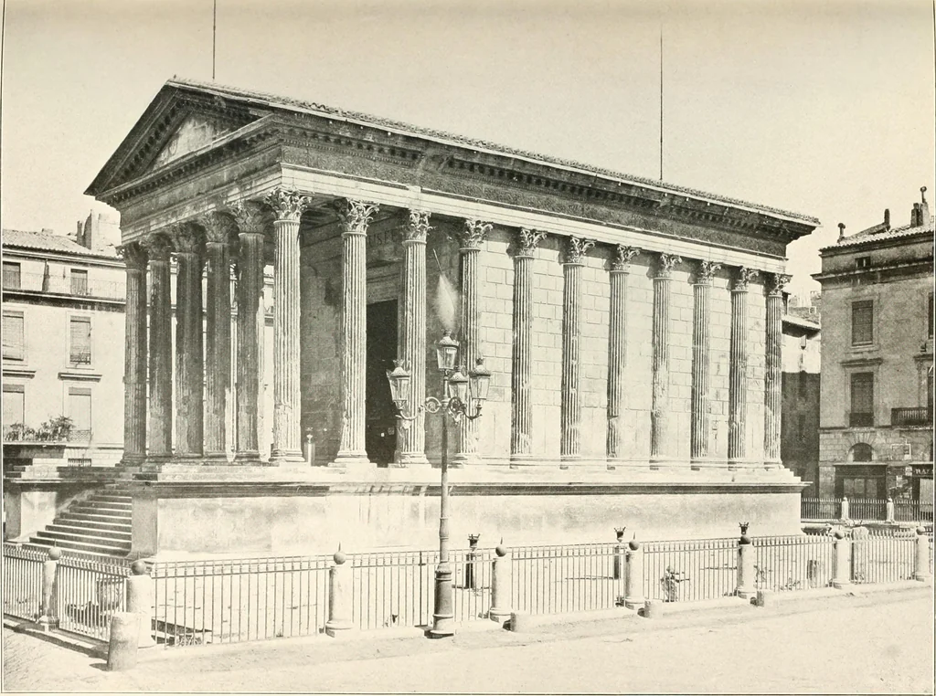 An illustration from Die Baukunst des Altertums, 1910, leaf 217