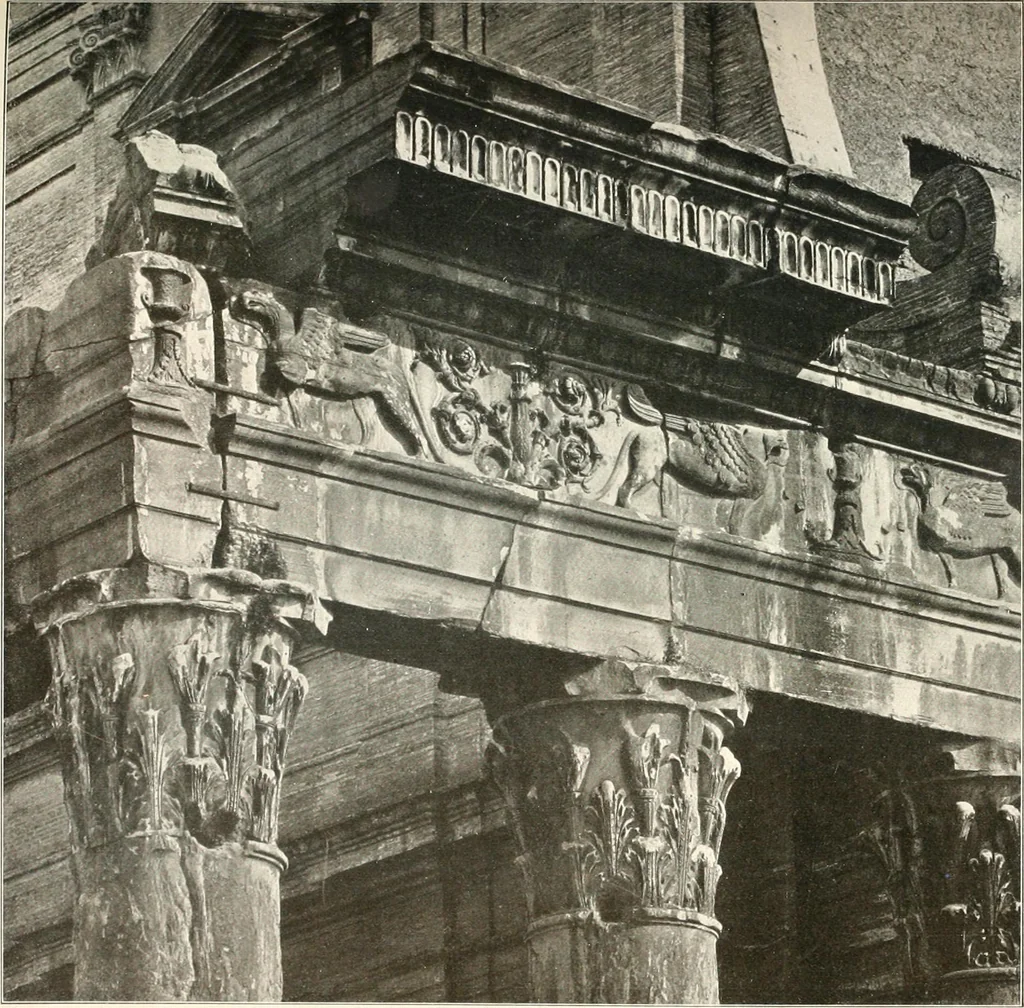 An illustration from Die Baukunst des Altertums, 1910, leaf 227