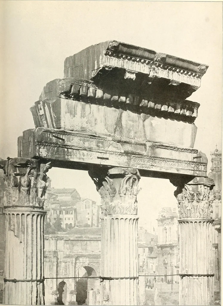 An illustration from Die Baukunst des Altertums, 1910, leaf 229