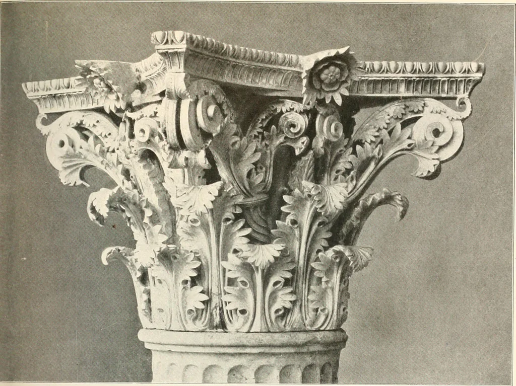 An illustration from Die Baukunst des Altertums, 1910, leaf 231