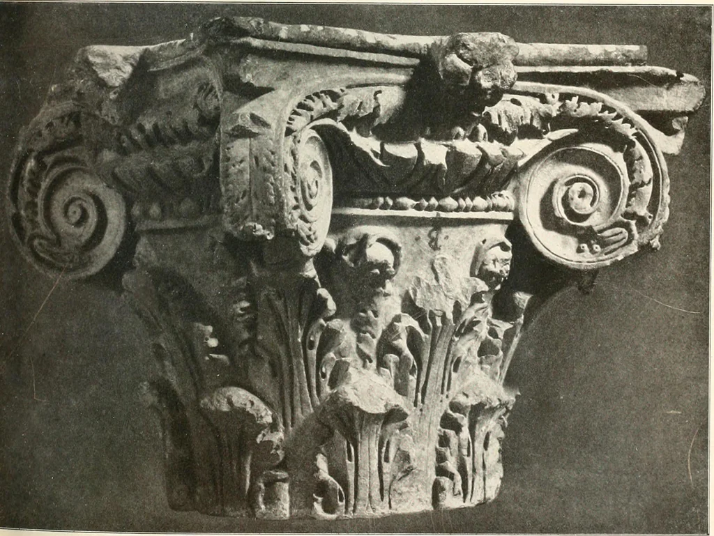 An illustration from Die Baukunst des Altertums, 1910, leaf 231
