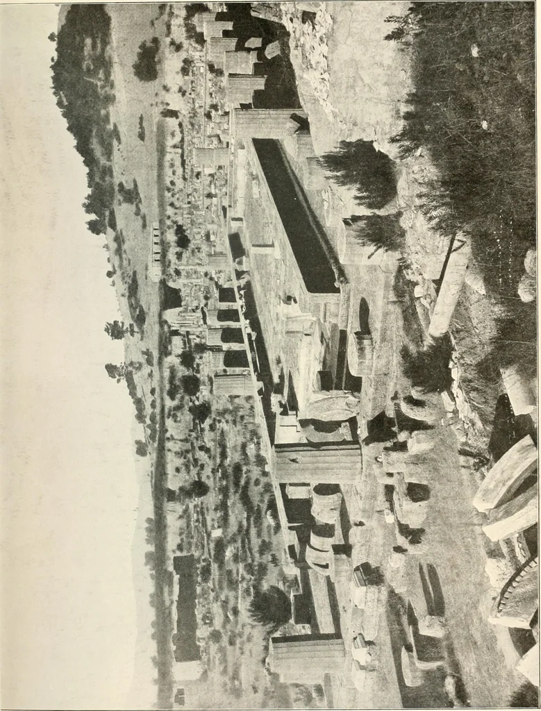 An illustration from Die Baukunst des Altertums, 1910, leaf 25