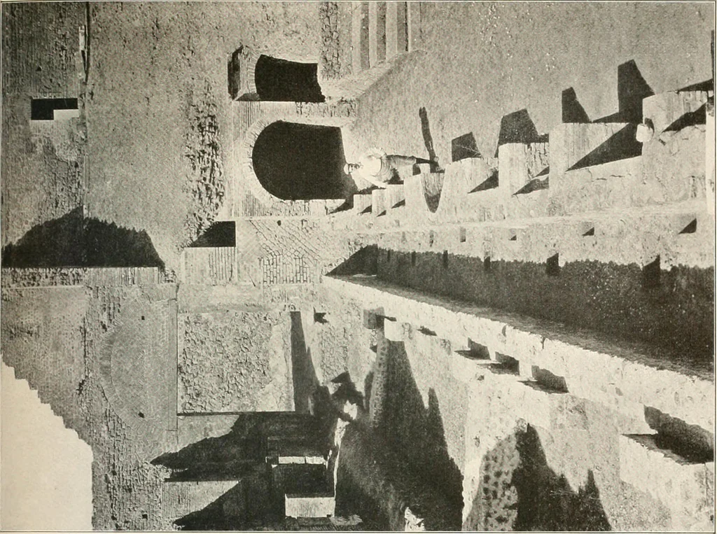 An illustration from Die Baukunst des Altertums, 1910, leaf 255