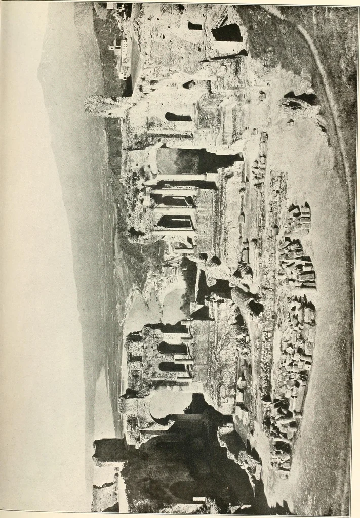 An illustration from Die Baukunst des Altertums, 1910, leaf 263