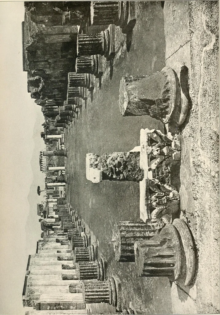 An illustration from Die Baukunst des Altertums, 1910, leaf 273
