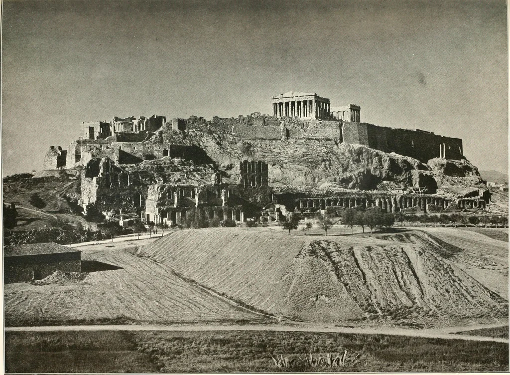 An illustration from Die Baukunst des Altertums, 1910, leaf 293
