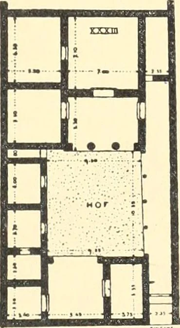 An illustration from Die Baukunst des Altertums, 1910, leaf 321