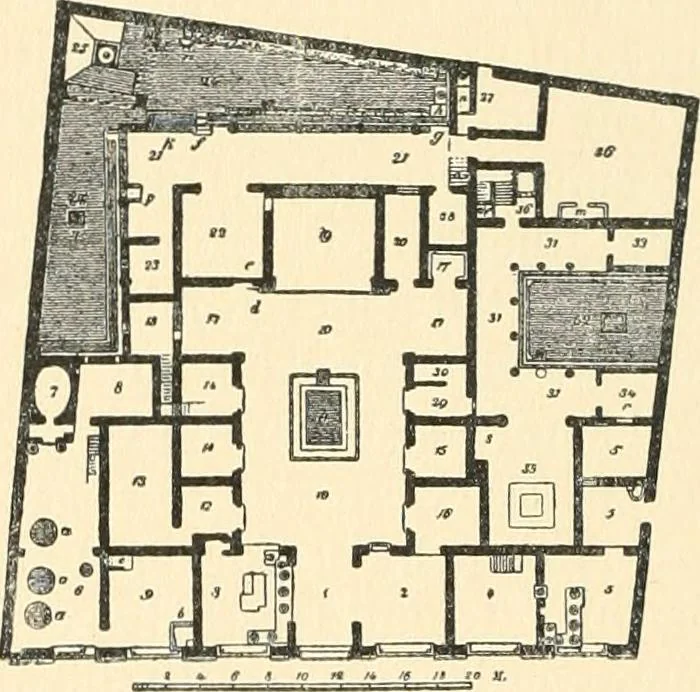 An illustration from Die Baukunst des Altertums, 1910, leaf 324