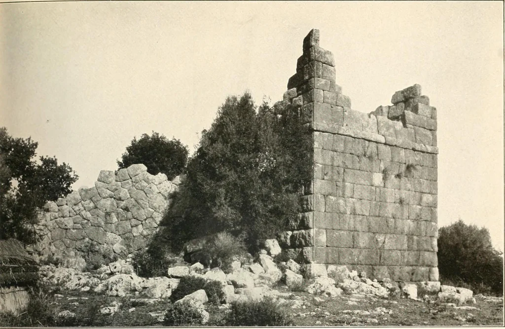 An illustration from Die Baukunst des Altertums, 1910, leaf 339