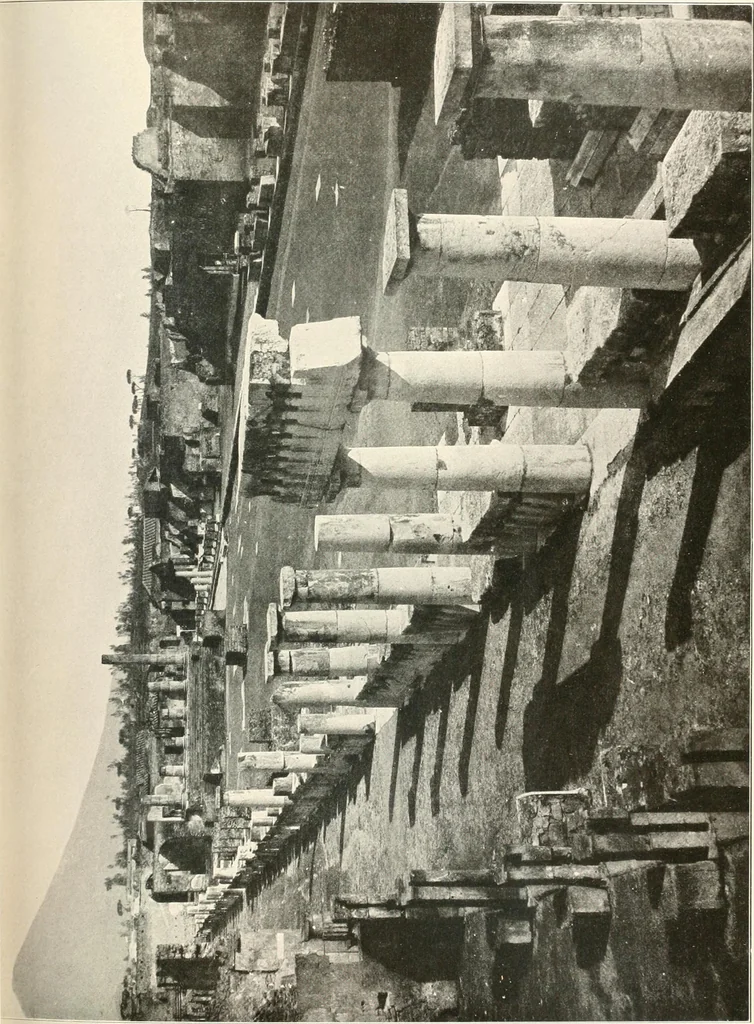 An illustration from Die Baukunst des Altertums, 1910, leaf 345