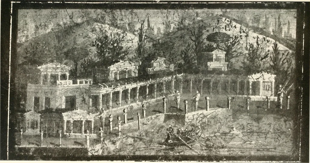 An illustration from Die Baukunst des Altertums, 1910, leaf 357