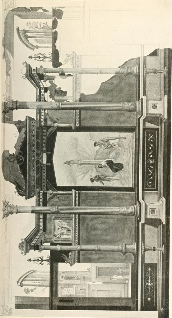 An illustration from Die Baukunst des Altertums, 1910, leaf 359