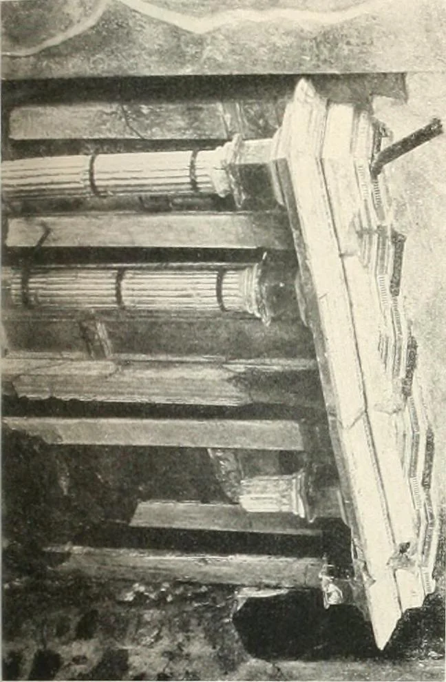 An illustration from Die Baukunst des Altertums, 1910, leaf 363