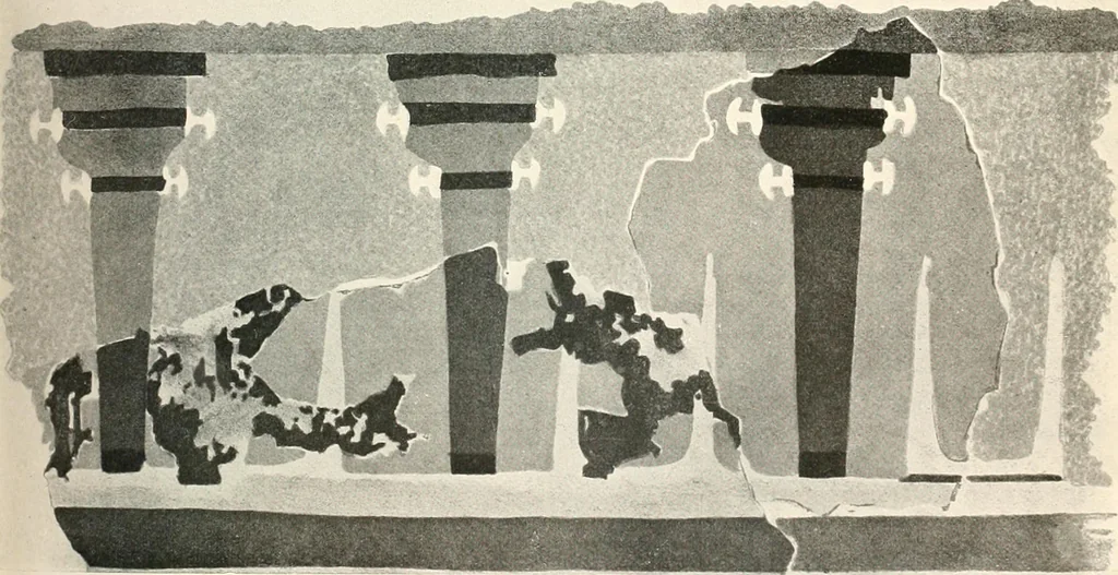 An illustration from Die Baukunst des Altertums, 1910, leaf 47