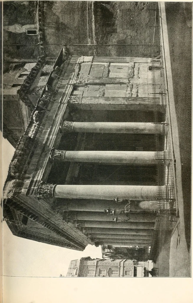 An illustration from Die Baukunst des Altertums, 1910, leaf 477