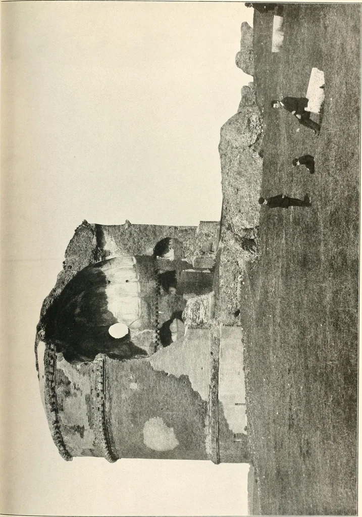 An illustration from Die Baukunst des Altertums, 1910, leaf 483