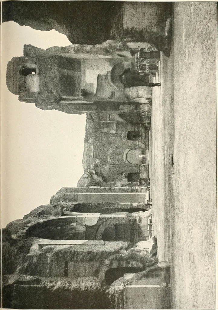 An illustration from Die Baukunst des Altertums, 1910, leaf 489