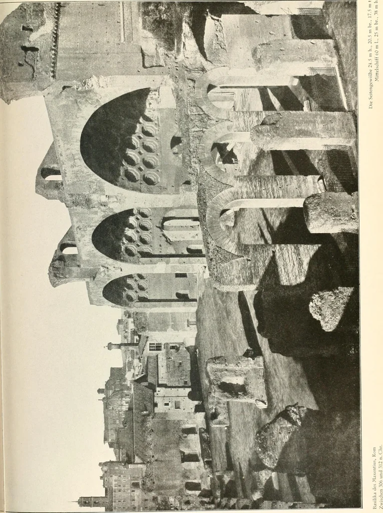 An illustration from Die Baukunst des Altertums, 1910, leaf 493