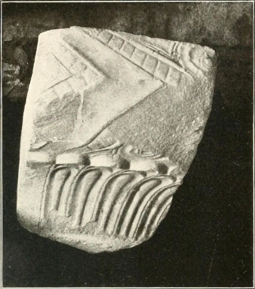 An illustration from Die Baukunst des Altertums, 1910, leaf 51