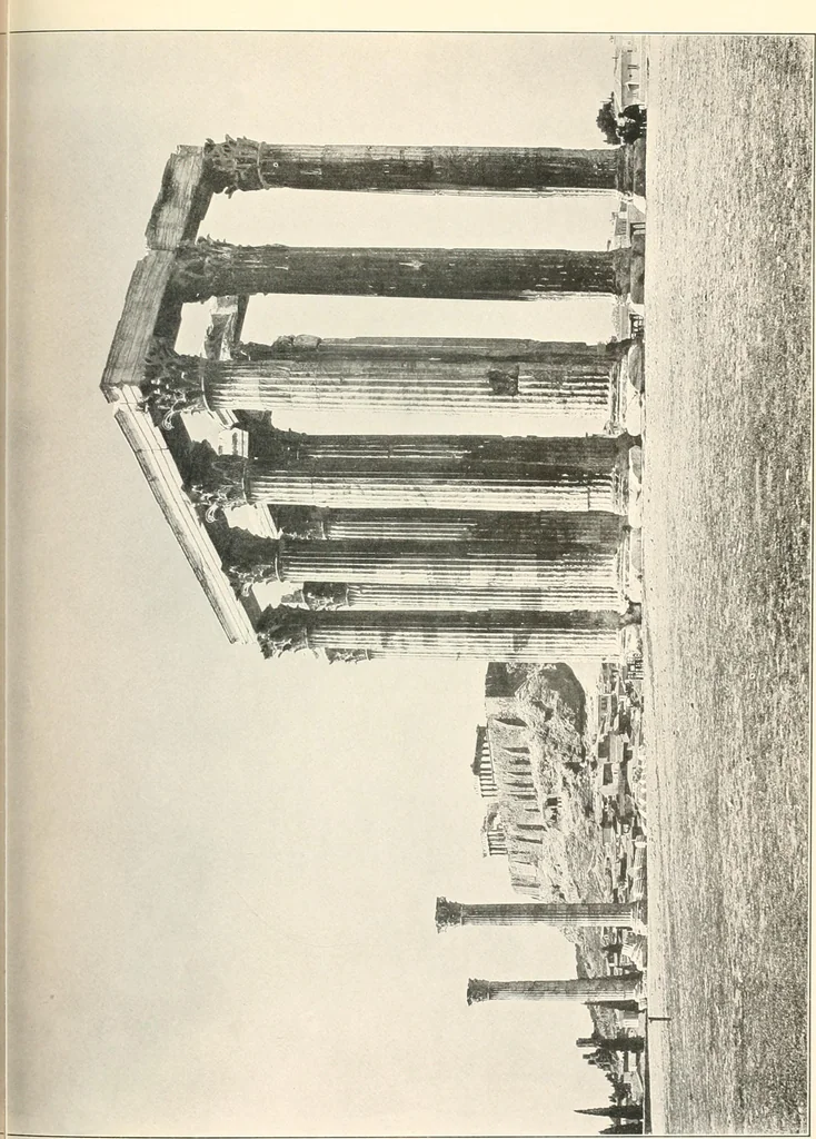 An illustration from Die Baukunst des Altertums, 1910, leaf 517
