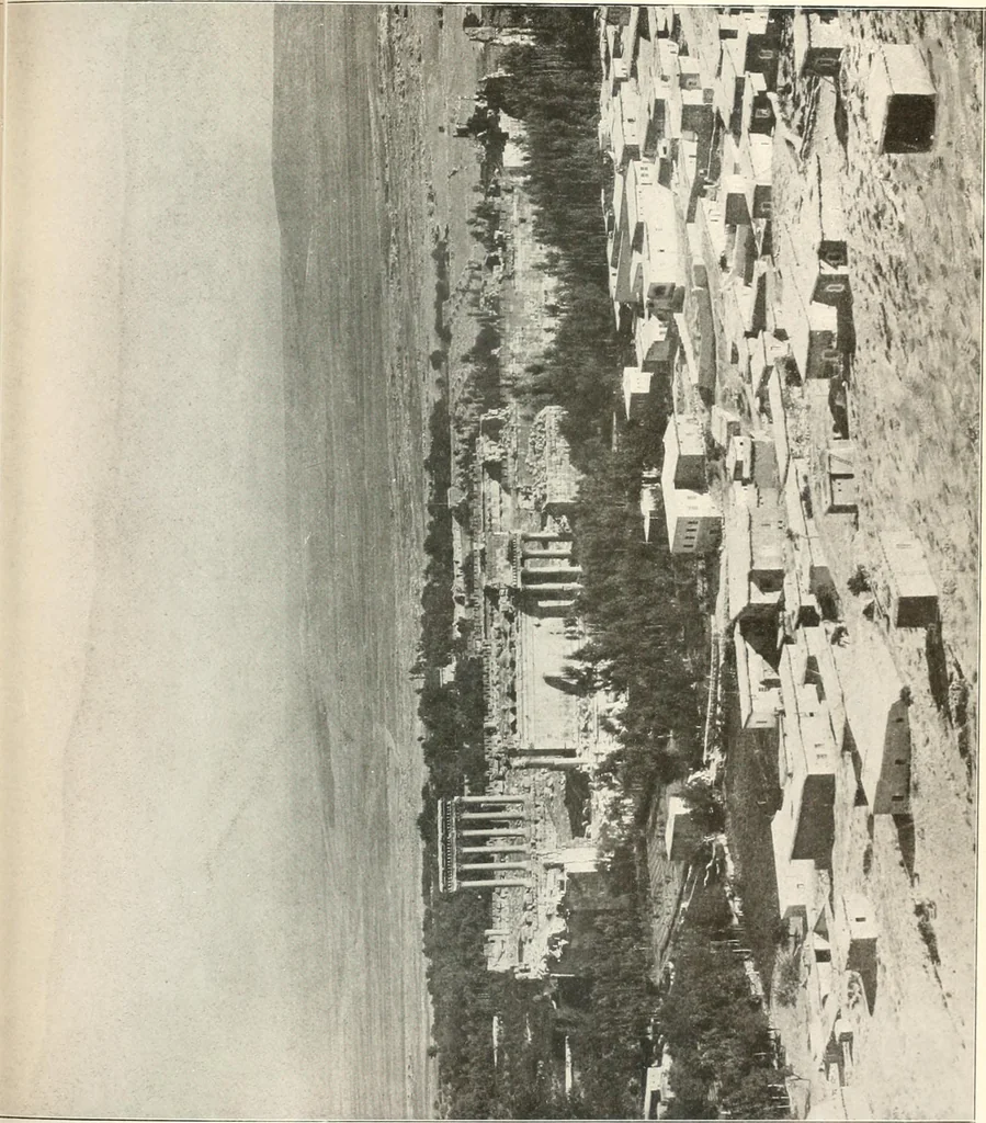 An illustration from Die Baukunst des Altertums, 1910, leaf 527