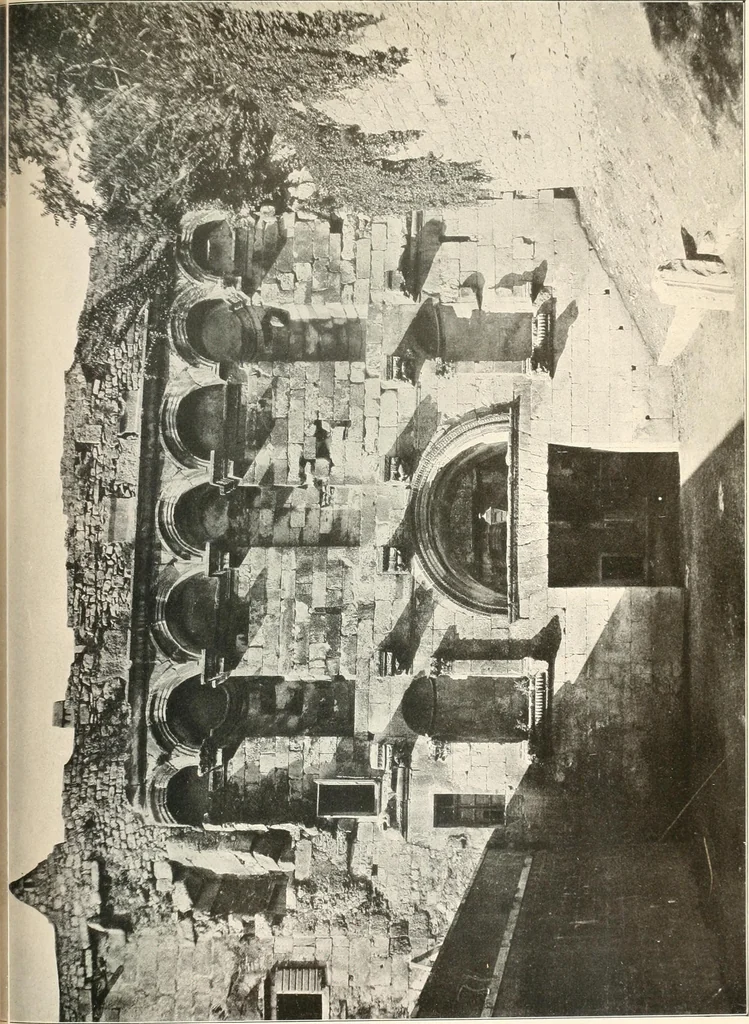 An illustration from Die Baukunst des Altertums, 1910, leaf 537