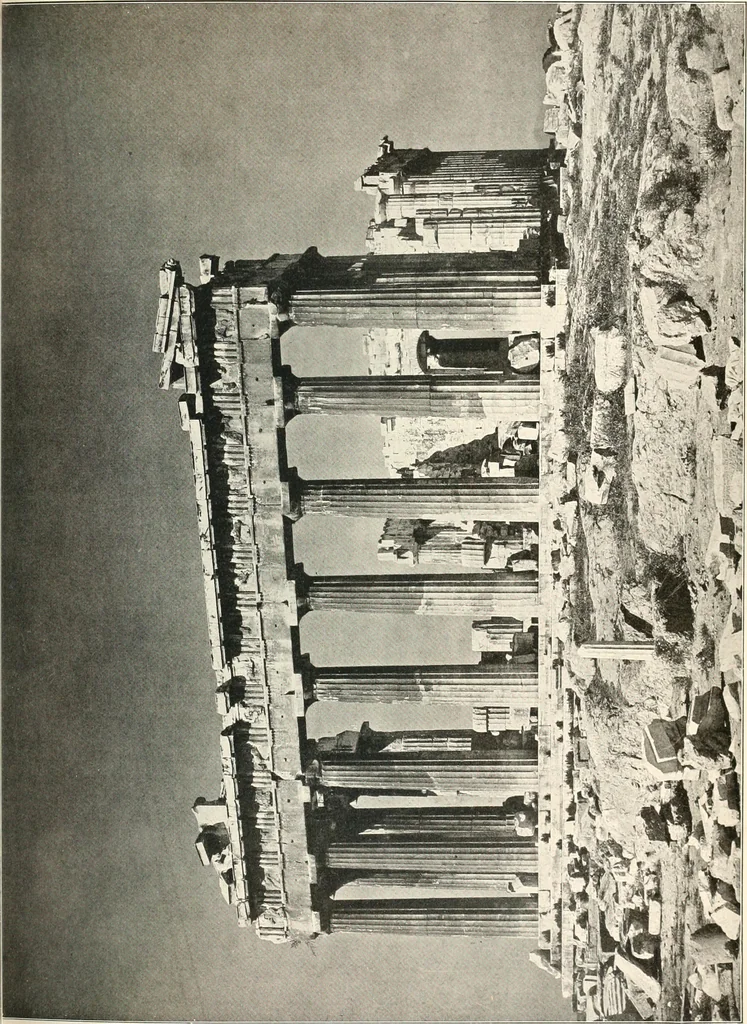 An illustration from Die Baukunst des Altertums, 1910, leaf 69