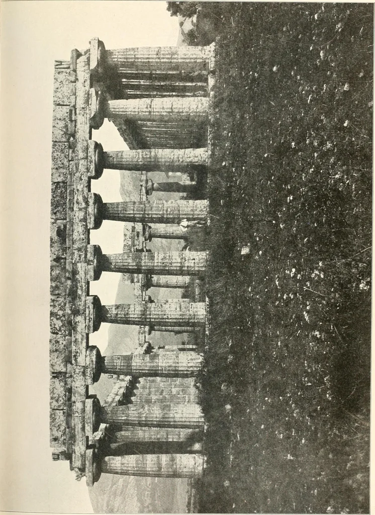 An illustration from Die Baukunst des Altertums, 1910, leaf 73