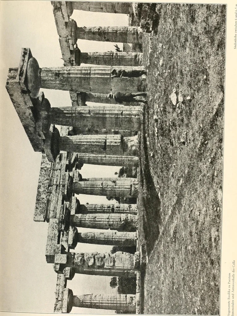 An illustration from Die Baukunst des Altertums, 1910, leaf 75