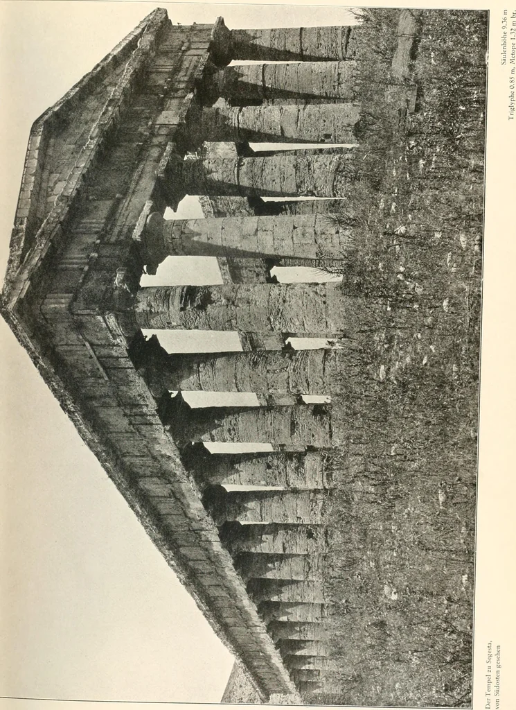An illustration from Die Baukunst des Altertums, 1910, leaf 87