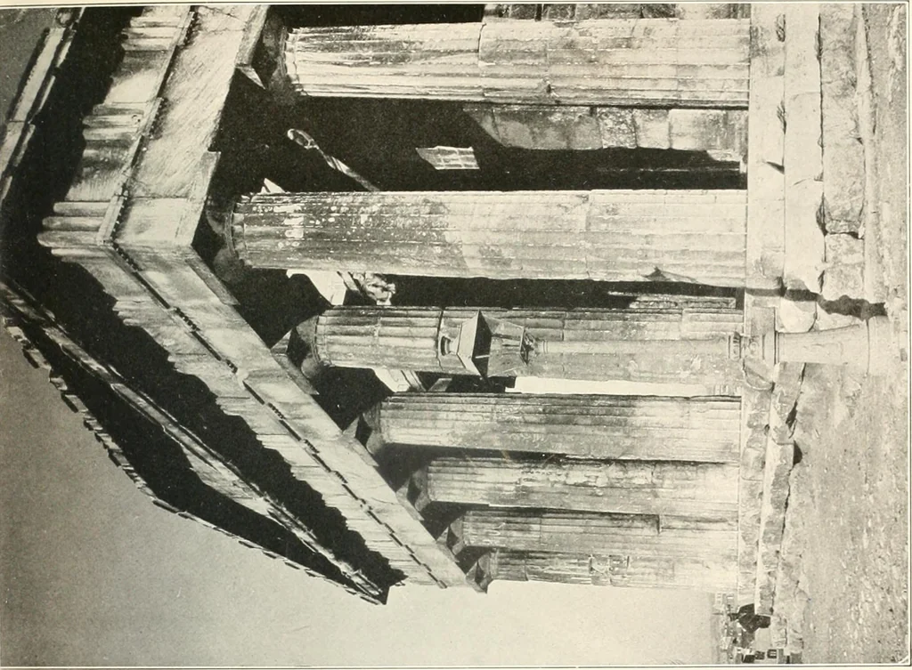 An illustration from Die Baukunst des Altertums, 1910, leaf 89