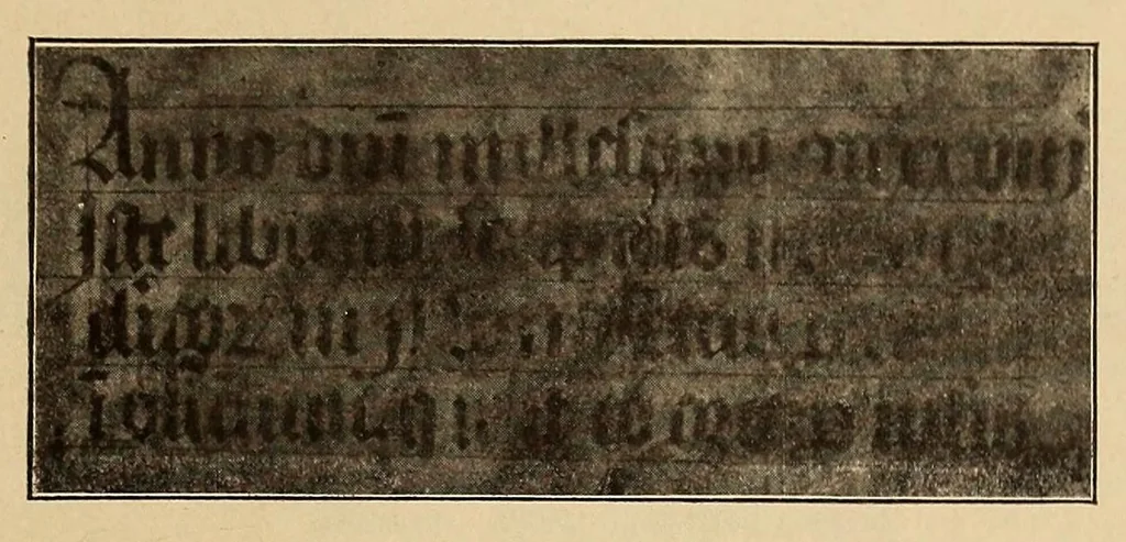 An illustration from Die Bau- und Kunstdenkmäler des Kreises Dortmund-Land, 1895, leaf 127