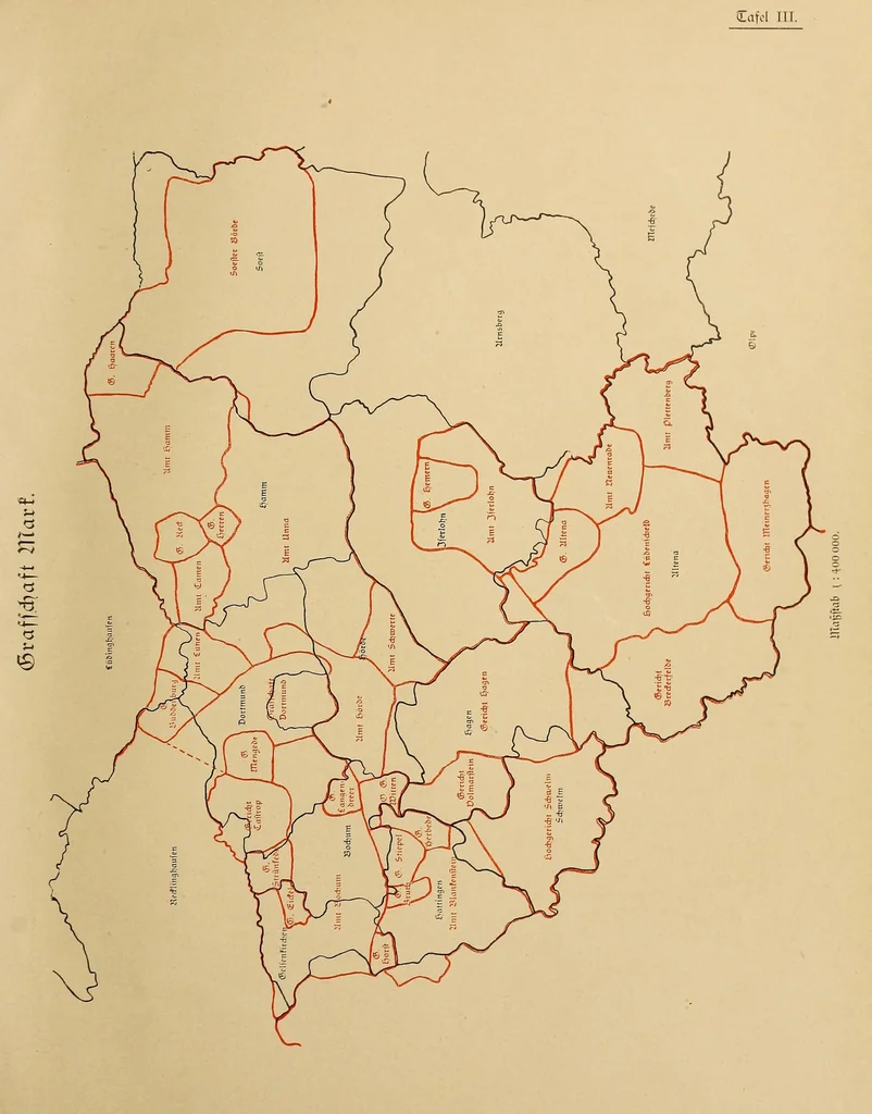 An illustration from Die Bau- und Kunstdenkmäler des Kreises Dortmund-Land, 1895, leaf 15