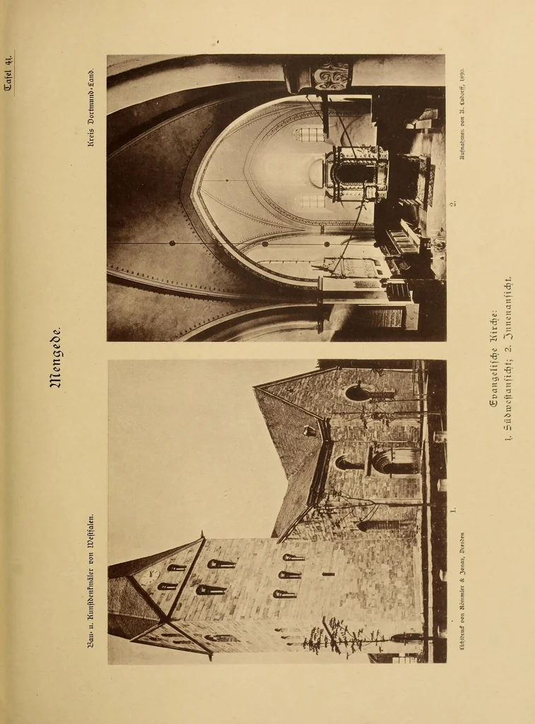 An illustration from Die Bau- und Kunstdenkmäler des Kreises Dortmund-Land, 1895, leaf 161