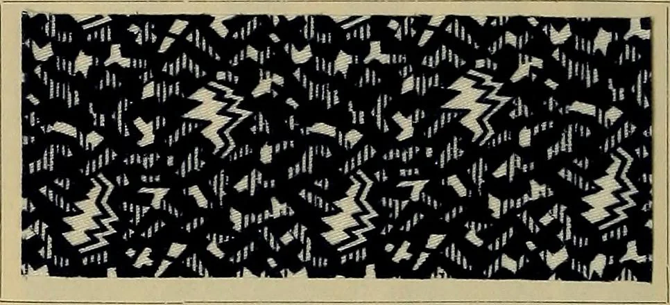 An illustration from Die Biezenfarbstoffe der Fabriken vorm. Friedr. Bayer & Co., Elberfeld, auf dem Gebiet der Fruckerei und Färberei, 1901, leaf 116