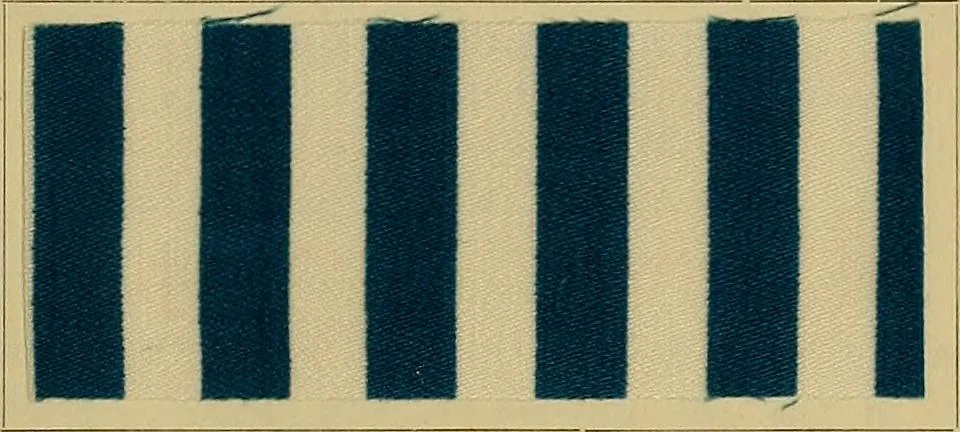 An illustration from Die Biezenfarbstoffe der Fabriken vorm. Friedr. Bayer & Co., Elberfeld, auf dem Gebiet der Fruckerei und Färberei, 1901, leaf 119