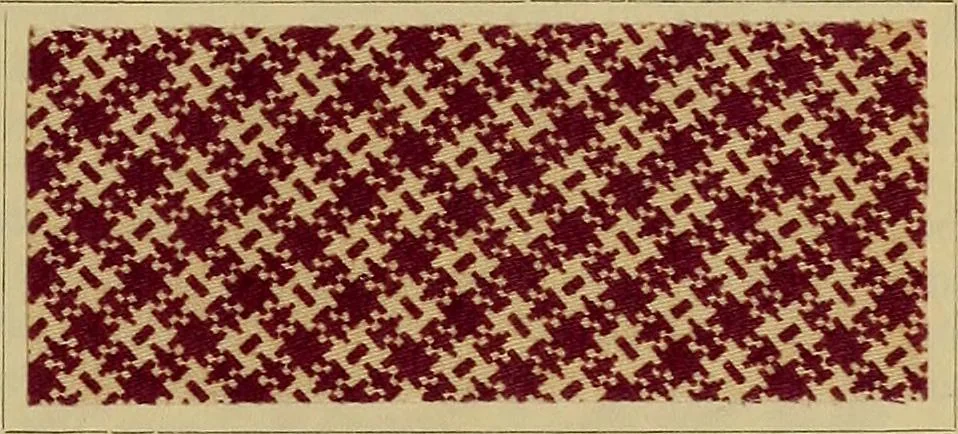 An illustration from Die Biezenfarbstoffe der Fabriken vorm. Friedr. Bayer & Co., Elberfeld, auf dem Gebiet der Fruckerei und Färberei, 1901, leaf 141