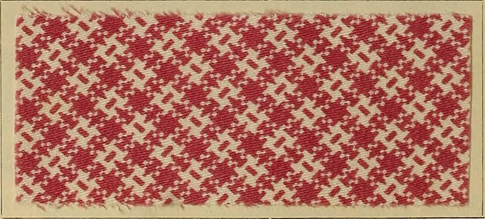 An illustration from Die Biezenfarbstoffe der Fabriken vorm. Friedr. Bayer & Co., Elberfeld, auf dem Gebiet der Fruckerei und Färberei, 1901, leaf 154