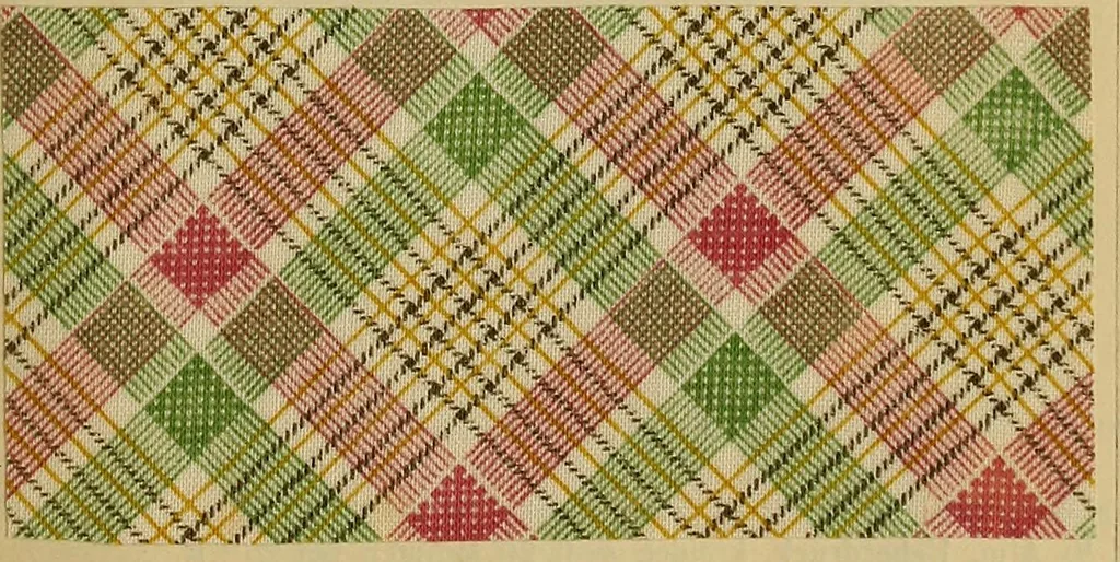 An illustration from Die Biezenfarbstoffe der Fabriken vorm. Friedr. Bayer & Co., Elberfeld, auf dem Gebiet der Fruckerei und Färberei, 1901, leaf 155