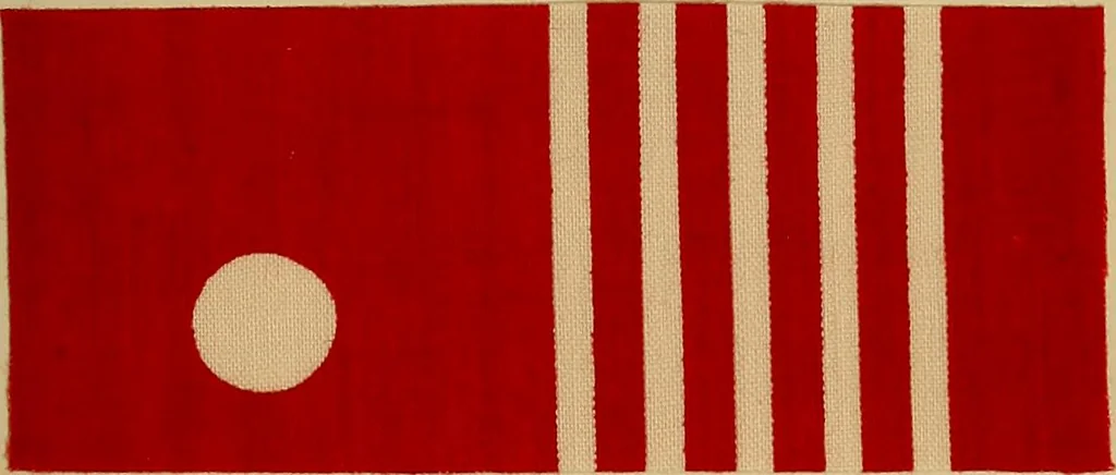 An illustration from Die Biezenfarbstoffe der Fabriken vorm. Friedr. Bayer & Co., Elberfeld, auf dem Gebiet der Fruckerei und Färberei, 1901, leaf 187