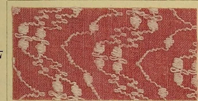 An illustration from Die Biezenfarbstoffe der Fabriken vorm. Friedr. Bayer & Co., Elberfeld, auf dem Gebiet der Fruckerei und Färberei, 1901, leaf 223