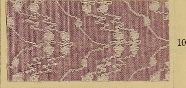 An illustration from Die Biezenfarbstoffe der Fabriken vorm. Friedr. Bayer & Co., Elberfeld, auf dem Gebiet der Fruckerei und Färberei, 1901, leaf 223