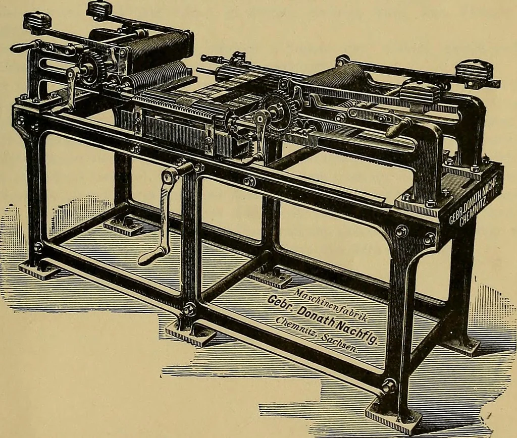 An illustration from Die Biezenfarbstoffe der Fabriken vorm. Friedr. Bayer & Co., Elberfeld, auf dem Gebiet der Fruckerei und Färberei, 1901, leaf 233